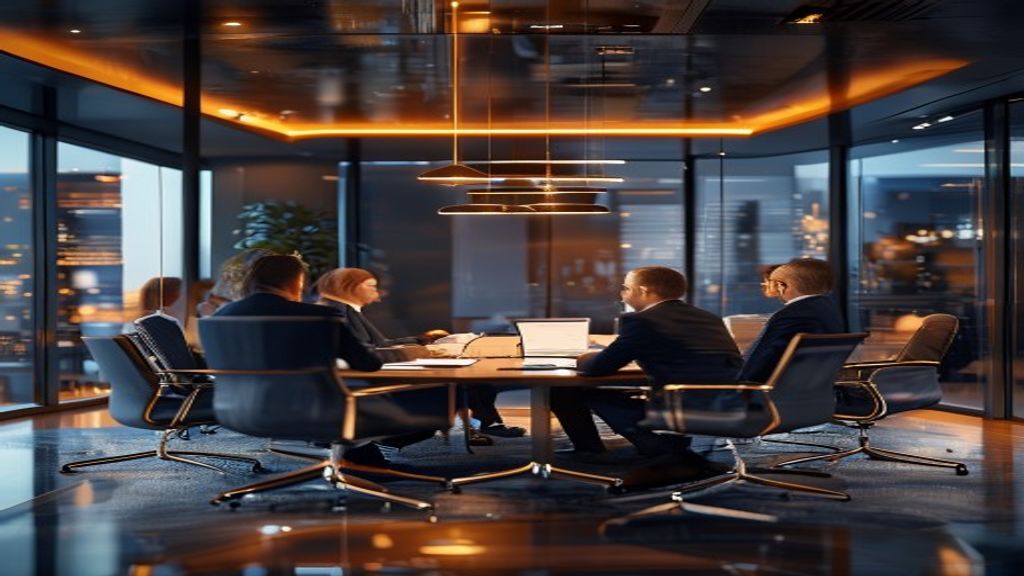 Strategic consulting meeting